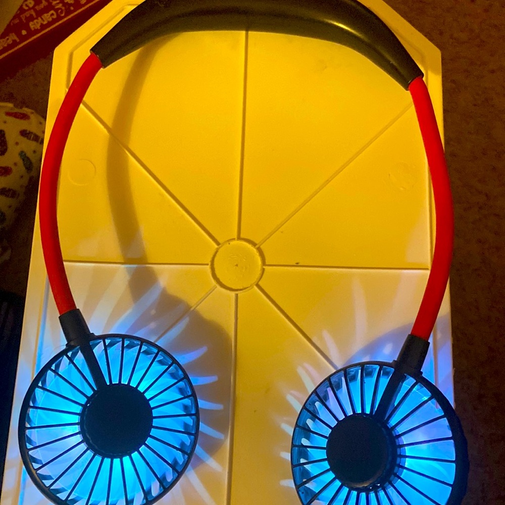 Color changing personal fan!